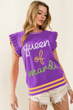 Queen of Mardi Top