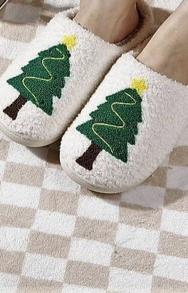 Christmas Tree Slippers