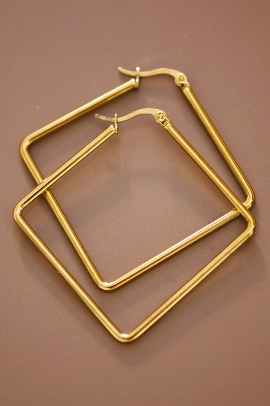 Square Hoop Earrings