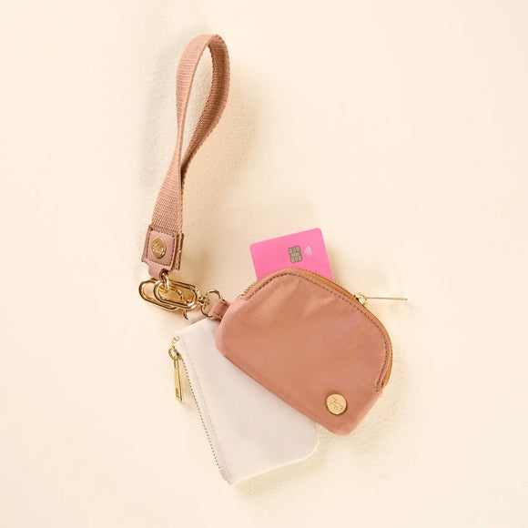 Blush Wallet Keychain