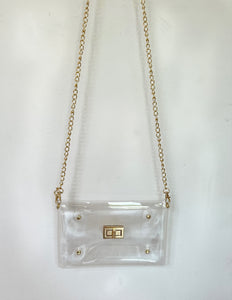Gold and Clear Bag